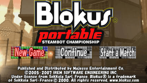 Blokus Portable: Steambot Championship screenshot 4 for PSP